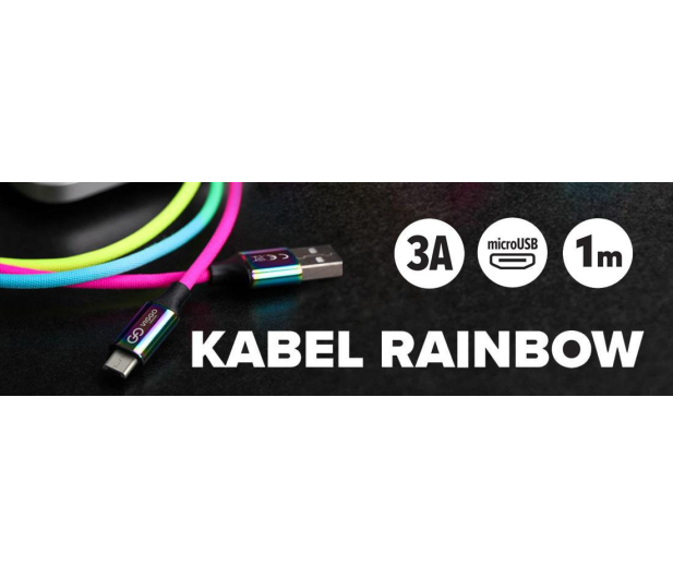 VIGGO DESIGN Kabel USB-microUSB VIGGO 1m Tęczowy ^ - 1458564 - zdjęcie 5